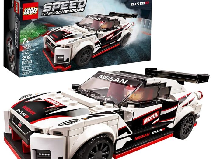 LEGO Speed Champions Nissan GT-R NISMO 76896 Toy Model Cars Building Kit Featuring Minifigure (298 Pieces)